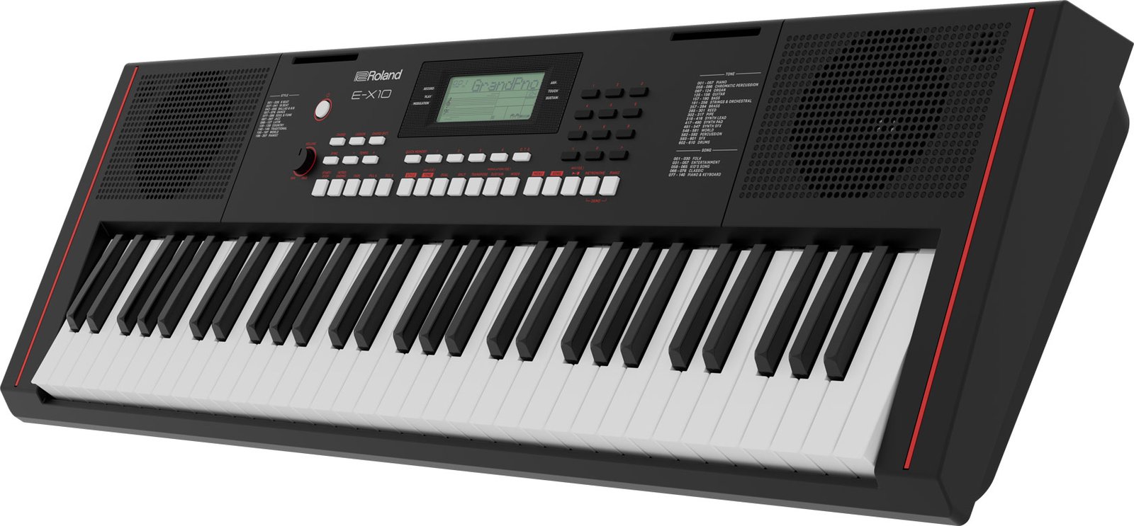 Roland E-X10 Arranger Keyboard with Music Rest