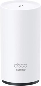 TP-Link Deco X20-OUTDOOR AX1800 Dual-Band Wi-Fi 6 Outdoor Mesh WiFi Extender Unit | Up to 2,200 sq.ft| 2 Gigabit PoE+ Ports, Waterproof| HomeShield| 3 Mounting Options| Secure by Design, 1-Pack
